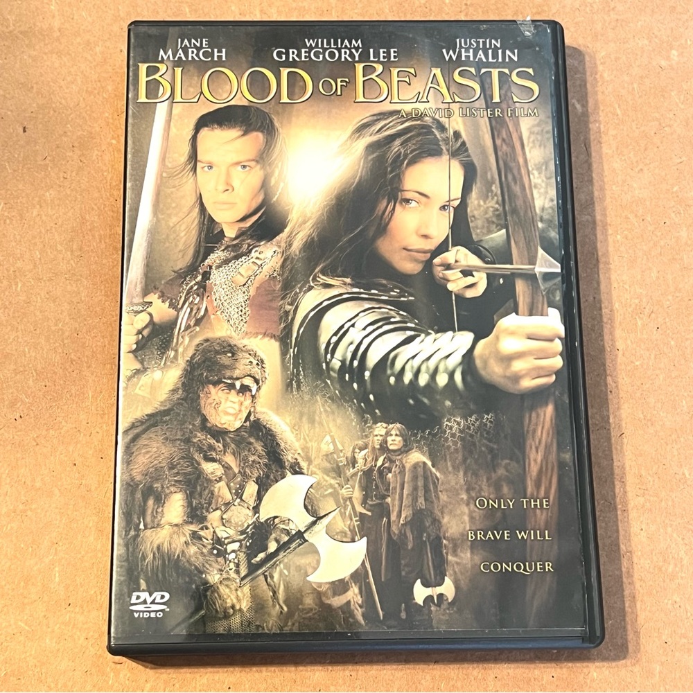 DVD Movie‎ - BLOOD OF BEASTS - Jane March William Gregory Lee Justin Whalin